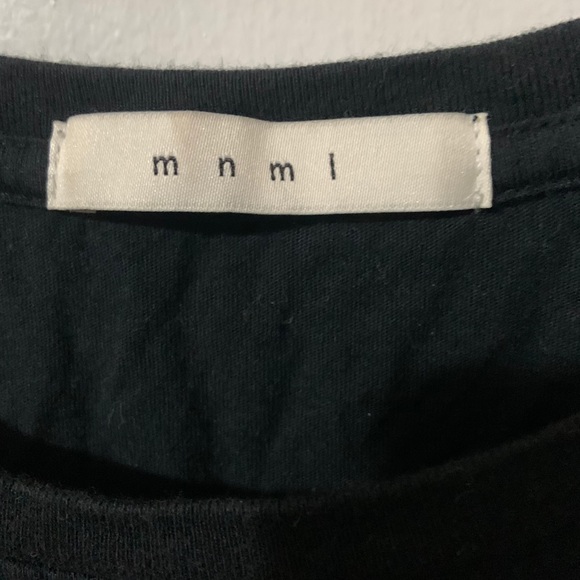 Mnml Black Tee - Picture 2 of 2